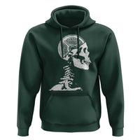Funny Skeleton 45 lbs Plate Weight Lifting Gym Working Out Hoodie - Wonder Print Shop