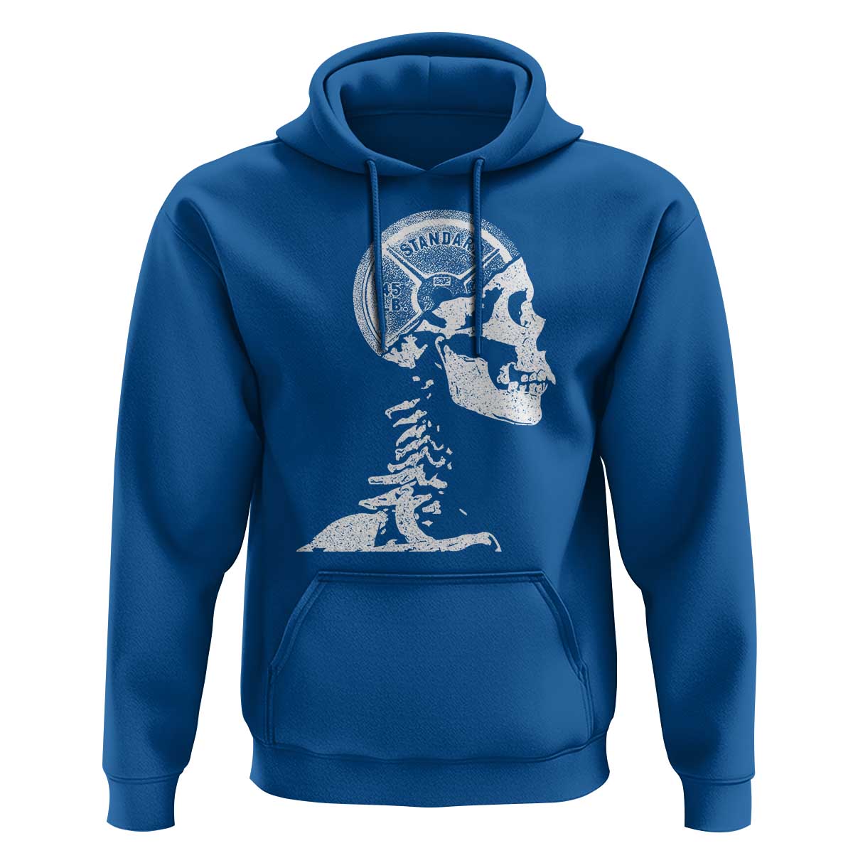 Funny Skeleton 45 lbs Plate Weight Lifting Gym Working Out Hoodie - Wonder Print Shop