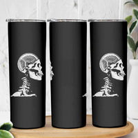 Funny Skeleton 45 lbs Plate Weight Lifting Gym Working Out Skinny Tumbler - Wonder Print Shop