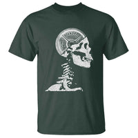 Funny Skeleton 45 lbs Plate Weight Lifting Gym Working Out T Shirt - Wonder Print Shop