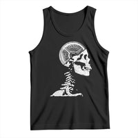 Funny Skeleton 45 lbs Plate Weight Lifting Gym Working Out Tank Top - Wonder Print Shop