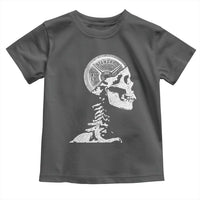 Funny Skeleton 45 lbs Plate Weight Lifting Gym Working Out Toddler T Shirt - Wonder Print Shop