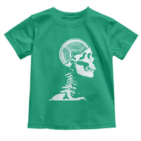 Funny Skeleton 45 lbs Plate Weight Lifting Gym Working Out Toddler T Shirt - Wonder Print Shop