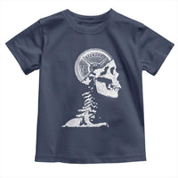Funny Skeleton 45 lbs Plate Weight Lifting Gym Working Out Toddler T Shirt - Wonder Print Shop