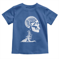 Funny Skeleton 45 lbs Plate Weight Lifting Gym Working Out Toddler T Shirt - Wonder Print Shop