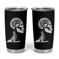 Funny Skeleton 45 lbs Plate Weight Lifting Gym Working Out Tumbler Cup - Wonder Print Shop