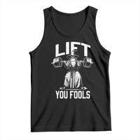 Funny Lift You Fools Tank Top Swole Wizard Weightlifting Bodybuilding Gym Fitness - Wonder Print Shop