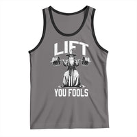 Funny Lift You Fools Tank Top Swole Wizard Weightlifting Bodybuilding Gym Fitness - Wonder Print Shop