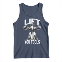 Funny Lift You Fools Tank Top Swole Wizard Weightlifting Bodybuilding Gym Fitness - Wonder Print Shop