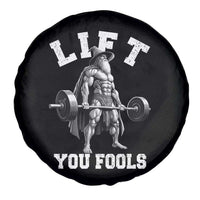 Funny Lift You Fools Spare Tire Cover Swole Wizard Weightlifting Bodybuilding Gym - Wonder Print Shop