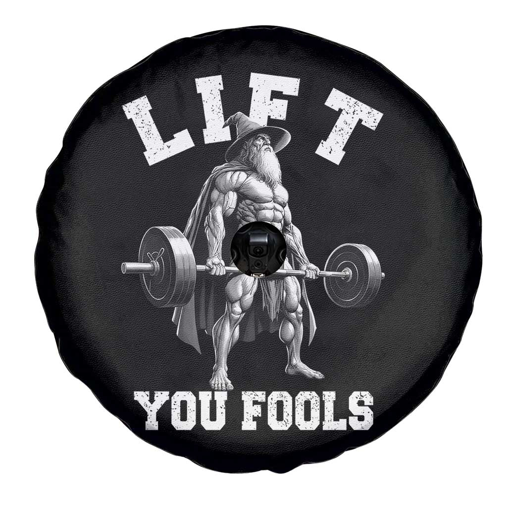 Funny Lift You Fools Spare Tire Cover Swole Wizard Weightlifting Bodybuilding Gym - Wonder Print Shop