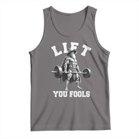 Funny Lift You Fools Tank Top Swole Wizard Weightlifting Bodybuilding Gym - Wonder Print Shop