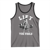 Funny Lift You Fools Tank Top Swole Wizard Weightlifting Bodybuilding Gym - Wonder Print Shop