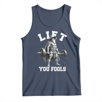 Funny Lift You Fools Tank Top Swole Wizard Weightlifting Bodybuilding Gym - Wonder Print Shop