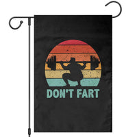Dont Fart Fitness Gym Workout Weights Squat Humor Garden Flag - Wonder Print Shop