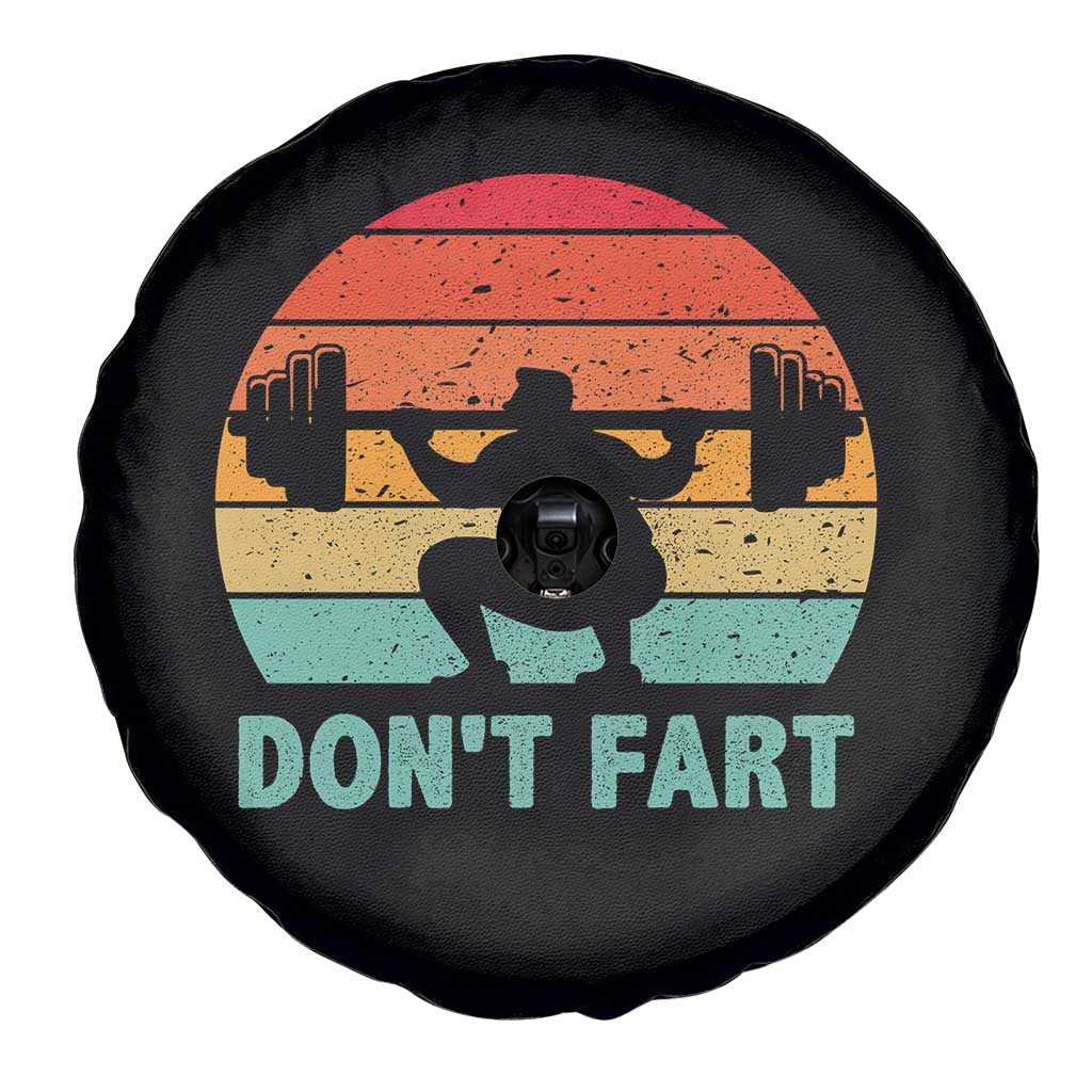 Dont Fart Fitness Gym Workout Weights Squat Humor Spare Tire Cover - Wonder Print Shop