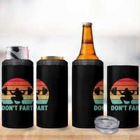 Dont Fart Fitness Gym Workout Weights Squat Humor 4 in 1 Can Cooler Tumbler - Wonder Print Shop