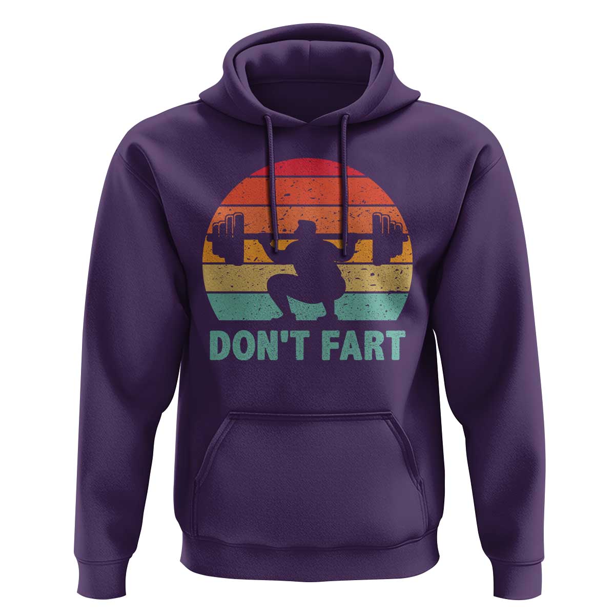 Dont Fart Fitness Gym Workout Weights Squat Humor Hoodie - Wonder Print Shop