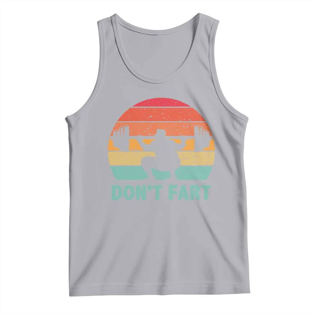Dont Fart Fitness Gym Workout Weights Squat Humor Tank Top - Wonder Print Shop