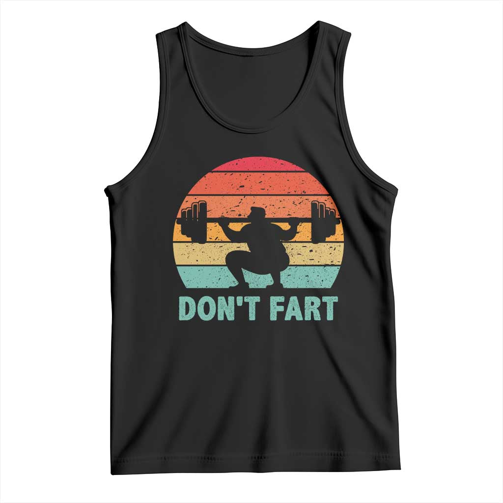 Dont Fart Fitness Gym Workout Weights Squat Humor Tank Top - Wonder Print Shop