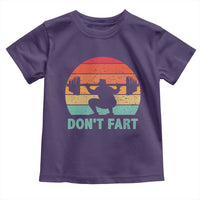 Dont Fart Fitness Gym Workout Weights Squat Humor Toddler T Shirt - Wonder Print Shop