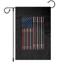 Fitness Gym Barbell Powerlifting Patriotic American Flag Garden Flag - Wonder Print Shop