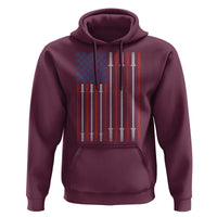 Fitness Gym Barbell Powerlifting Patriotic American Flag Hoodie - Wonder Print Shop