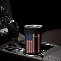 Fitness Gym Barbell Powerlifting Patriotic American Flag Tumbler Cup - Wonder Print Shop