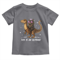 Dungeon Cat This Is An Outrage Toddler T Shirt Funny Princess Kitten Dinosaur - Wonder Print Shop