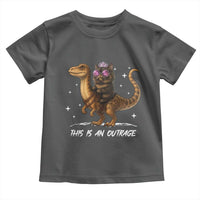 Dungeon Cat This Is An Outrage Toddler T Shirt Funny Princess Kitten Dinosaur - Wonder Print Shop