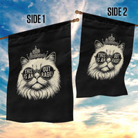 Dungeon Cat This Is An Outrage Garden Flag Funny Princess Kitten - Wonder Print Shop