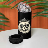 Dungeon Cat This Is An Outrage 4 in 1 Can Cooler Tumbler Funny Princess Kitten - Wonder Print Shop