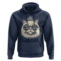 Dungeon Cat This Is An Outrage Hoodie Funny Princess Kitten - Wonder Print Shop