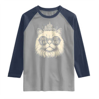 Dungeon Cat This Is An Outrage Raglan Shirt Funny Princess Kitten - Wonder Print Shop