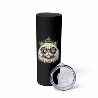 Dungeon Cat This Is An Outrage Skinny Tumbler Funny Princess Kitten - Wonder Print Shop
