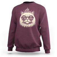 Dungeon Cat This Is An Outrage Sweatshirt Funny Princess Kitten - Wonder Print Shop