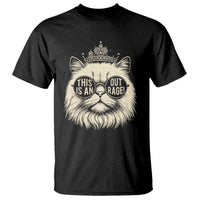 Dungeon Cat This Is An Outrage T Shirt Funny Princess Kitten - Wonder Print Shop