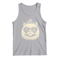 Dungeon Cat This Is An Outrage Tank Top Funny Princess Kitten - Wonder Print Shop