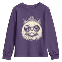 Dungeon Cat This Is An Outrage Youth Sweatshirt Funny Princess Kitten - Wonder Print Shop