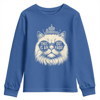 Dungeon Cat This Is An Outrage Youth Sweatshirt Funny Princess Kitten - Wonder Print Shop