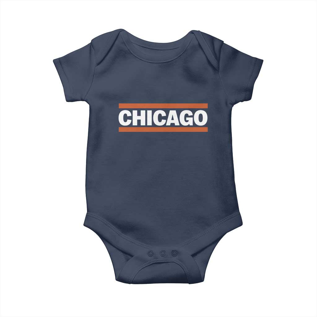 Chicago Baby Onesie Classic Retro City Illinois IL Lake Michigan Midwest Pride - Wonder Print Shop