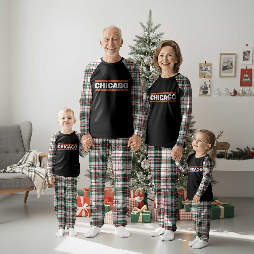 Chicago Plaid Pajama Set Classic Retro City Illinois IL Lake Michigan Midwest Pride - Wonder Print Shop