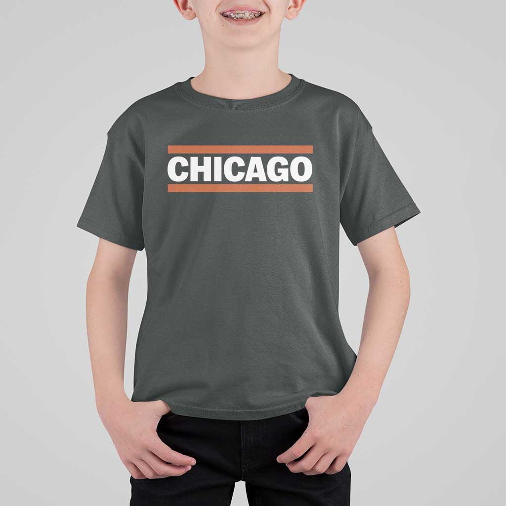 Chicago T Shirt For Kid Classic Retro City Illinois IL Lake Michigan Midwest Pride - Wonder Print Shop