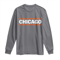 Chicago Long Sleeve Shirt Classic Retro City Illinois IL Lake Michigan Midwest Pride - Wonder Print Shop