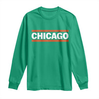 Chicago Long Sleeve Shirt Classic Retro City Illinois IL Lake Michigan Midwest Pride - Wonder Print Shop