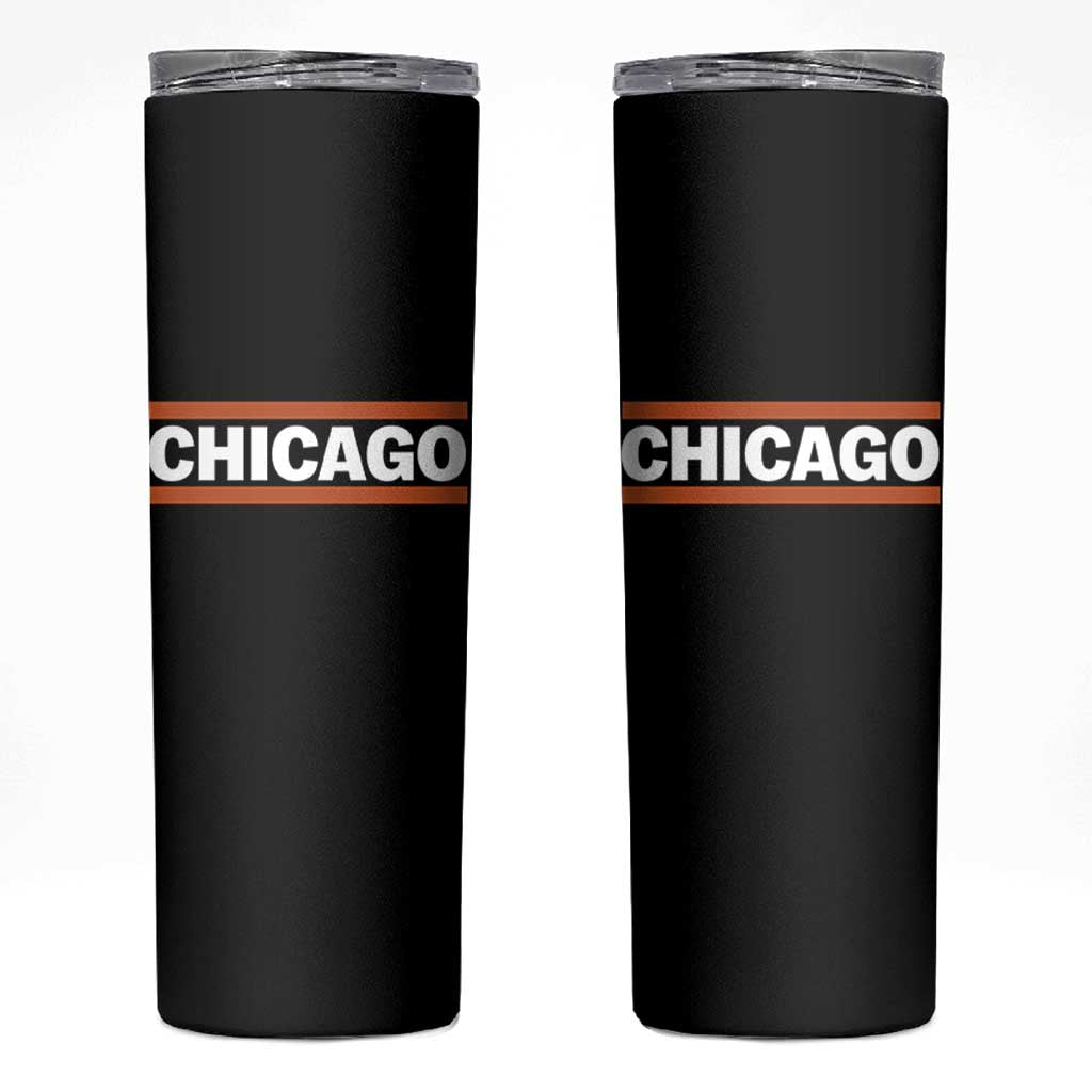 Chicago Skinny Tumbler Classic Retro City Illinois IL Lake Michigan Midwest Pride - Wonder Print Shop