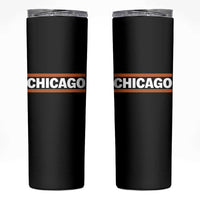 Chicago Skinny Tumbler Classic Retro City Illinois IL Lake Michigan Midwest Pride - Wonder Print Shop