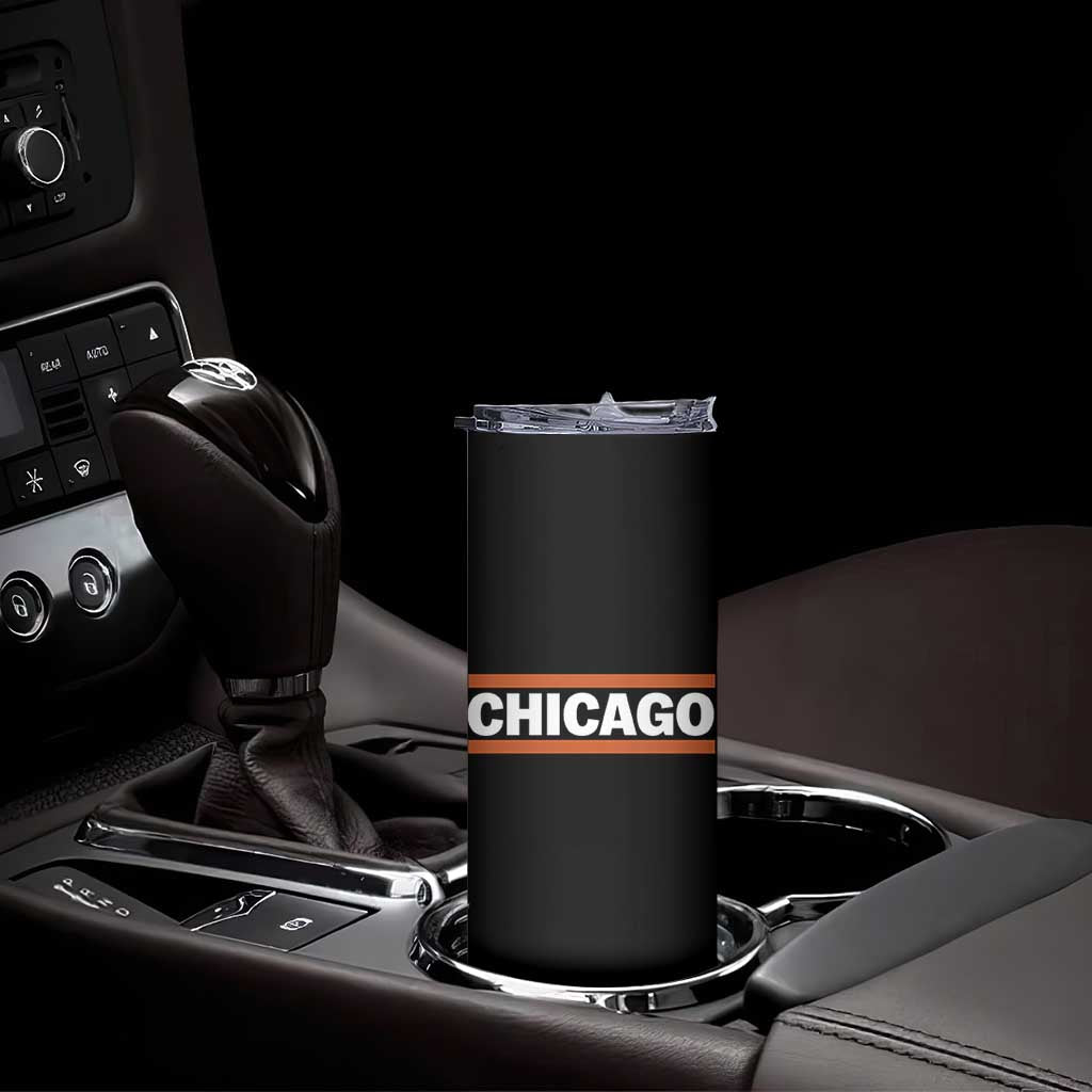 Chicago Skinny Tumbler Classic Retro City Illinois IL Lake Michigan Midwest Pride - Wonder Print Shop