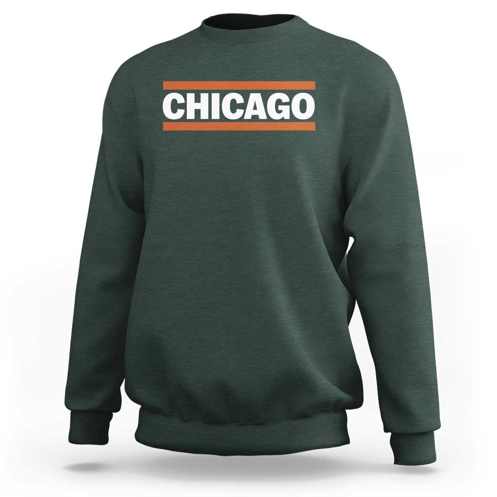 Chicago Sweatshirt Classic Retro City Illinois IL Lake Michigan Midwest Pride - Wonder Print Shop