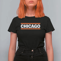 Chicago T Shirt For Women Classic Retro City Illinois IL Lake Michigan Midwest Pride - Wonder Print Shop
